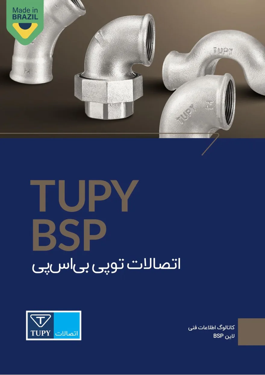 کاتالوگ اتصالات دنده‌ای BSP توپی برزیل